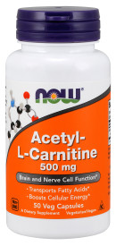 Acetyl-L Carnitine 500mg 50 ca