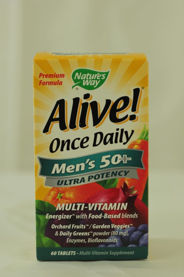 Alive!® Once Daily Men's 50 plus Multi-Vitamin, 60 Tablets