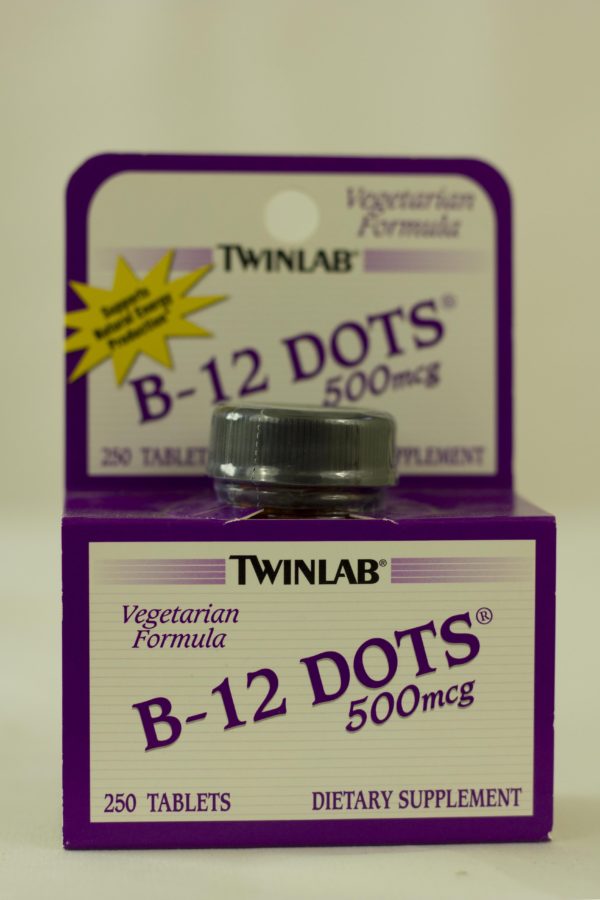 B-12 Dots 500mcg 250 tabs