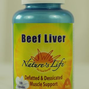 Beef Liver, 1500mg, 100 Capsules