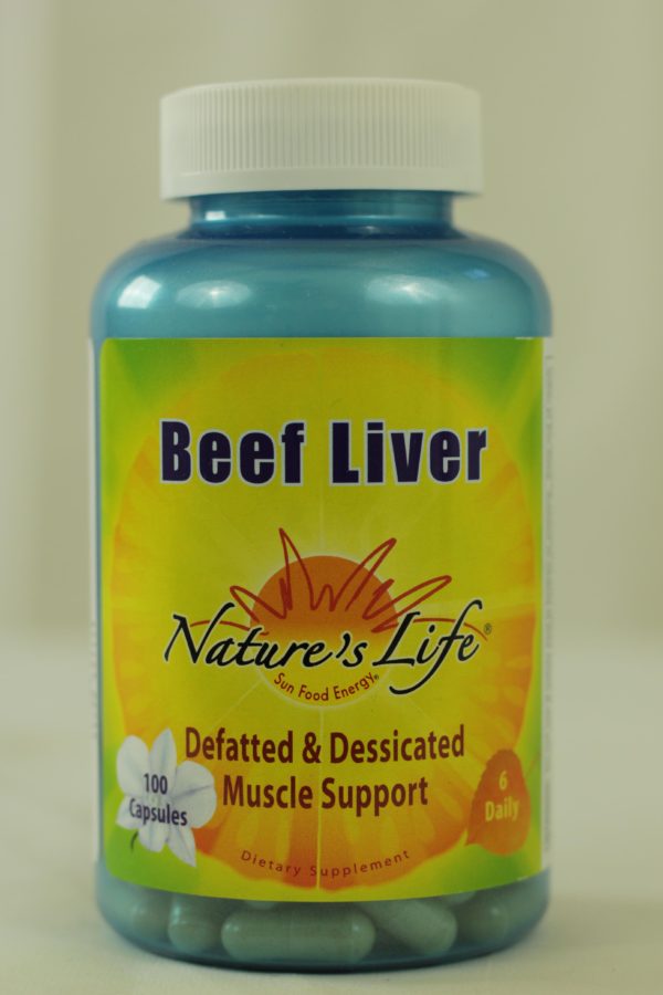 Beef Liver, 1500mg, 100 Capsules