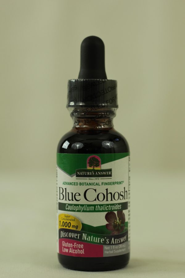 Blue Cohosh Root Extract, Low Alcohol, 1 oz.