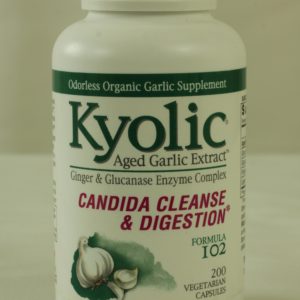 Kyolic AGE Formula 102 Candida Cleanse & Digestion, 200 Veg Caps