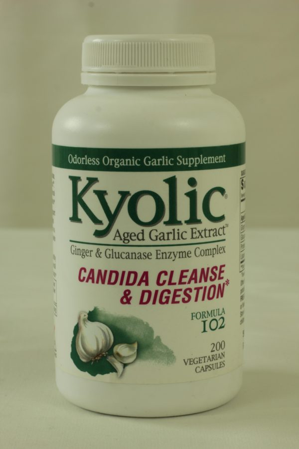 Kyolic AGE Formula 102 Candida Cleanse & Digestion, 200 Veg Caps