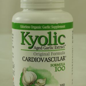 Kyolic Garlic Formula 100, Original Formula, Cardiovascular, 100 Caps