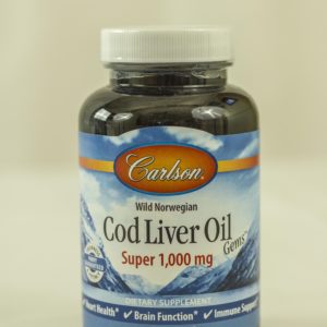 Cod Liver Oil Gems™, Super 1,000 mg