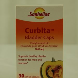 Curbita Bladder Caps Pumpkin seed Oil, 1000 mg, 30 Softgel Capsules