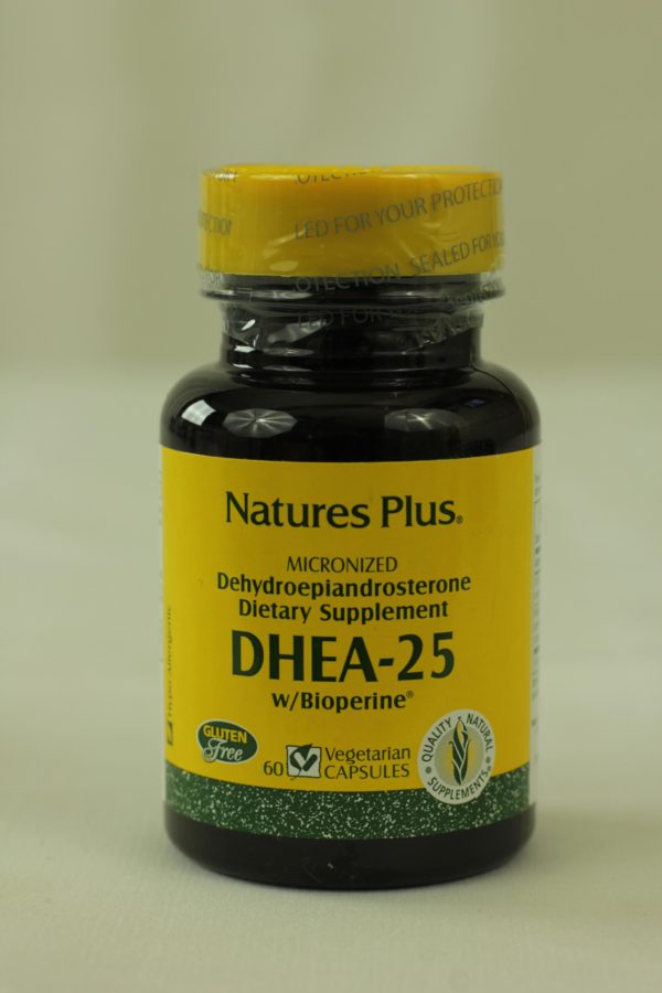 DHEA-25 with Bioperine®, 60 Vegetarian Capsules