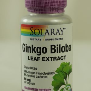 Ginkgo Biloba Leaf Extract, 60 mg, 60 VegCaps