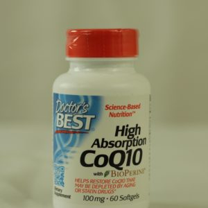 High Absorption COQ10 with Bioperine® 100 mg, 60 Softgels