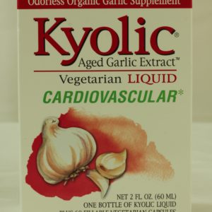 Kyolic Vegetarian Liquid Cardiovascular, 2 fl. oz., one bottle of Kyolic Liquid + 60 fillable vegetarian caps