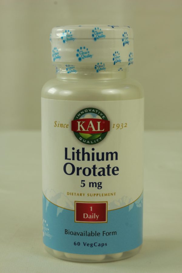 Lithium Orotate 5mg 60 veg caps
