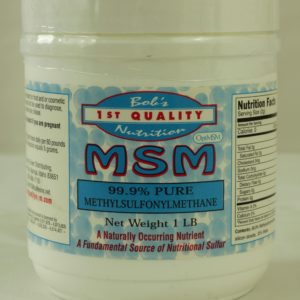 MSM-Bob's 99.9% Pure Powder