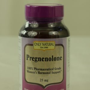 Pregnenolone, 25 mg, 50 Capsules