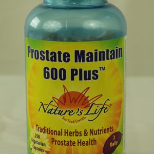 Prostate Maintain 600 Plus, 250 Vegetarian Capsules