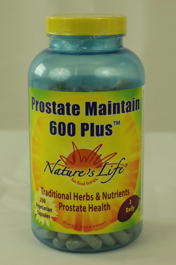 Prostate Maintain 600 Plus, 250 Vegetarian Capsules