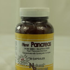 Raw Pancreas, 50 Capsules