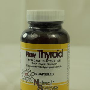 Raw Thyroid, 60 Capsules