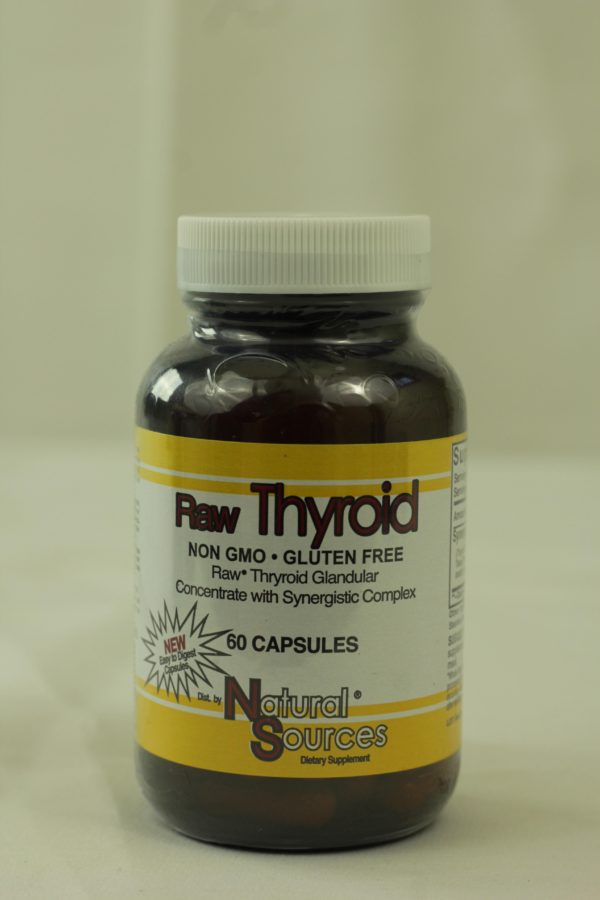 Raw Thyroid, 60 Capsules