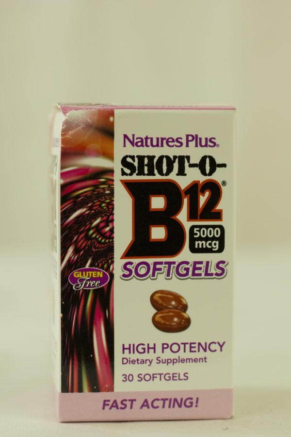 Shot-O-B12®, 5000 mcg, 30 Softgels