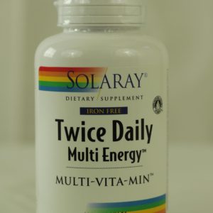 Twice Daily Multi Energy, Iron Free, 120 Capsules