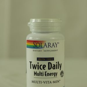 Twice Daily Multi Energy, Iron Free, 60 Capsules