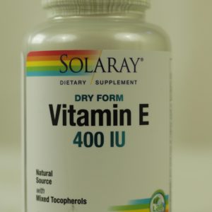 Dry form Vitamin E, 400 IU, 100 Capsules