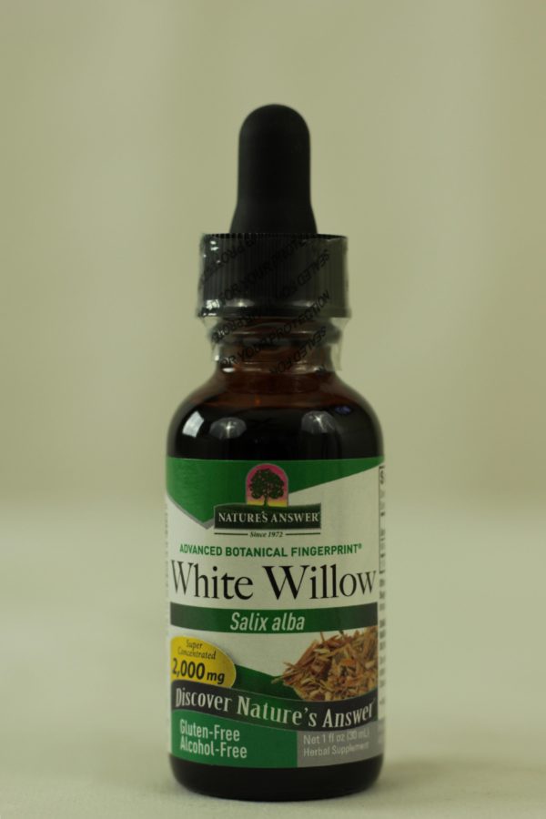 White Willow Bark, Alcohol Free, 1 oz.